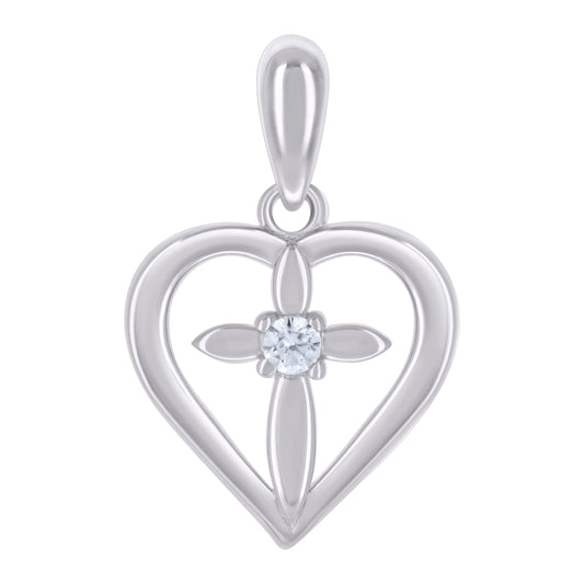 925 Sterling Silver Cz Pendant