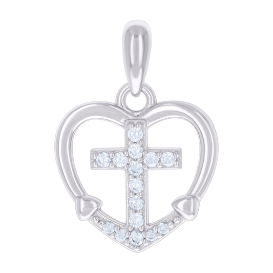 925 Sterling Silver Cz Pendant