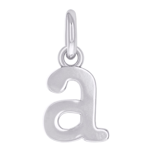 925 Sterling Silver Initial Pendant "A"