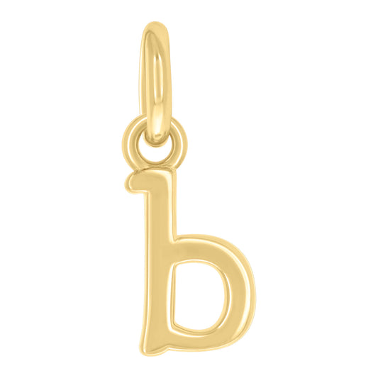 925 Sterling Silver Initial Pendant "B"