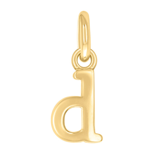 925 Sterling Silver Initial Pendant "D"