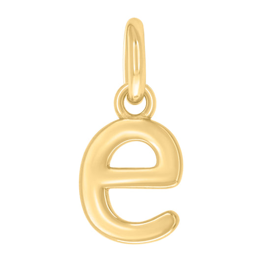 925 Sterling Silver Initial Pendant "E"