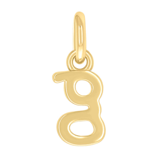 925 Sterling Silver Initial Pendant "G"