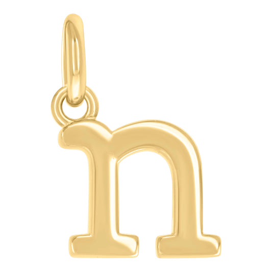 925 Sterling Silver Initial Pendant "N"