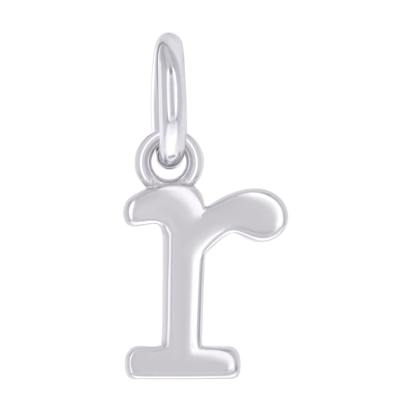 925 Sterling Silver Initial Pendant "R"