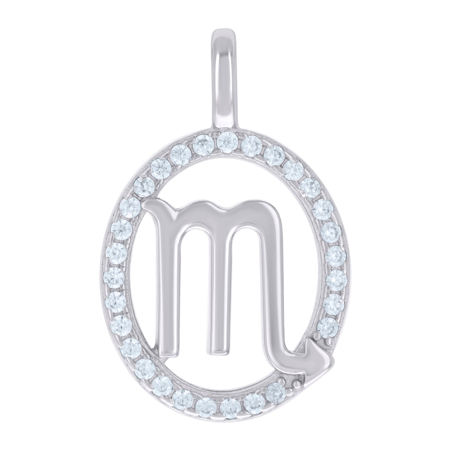 925 Sterling Silver Cz Pendant