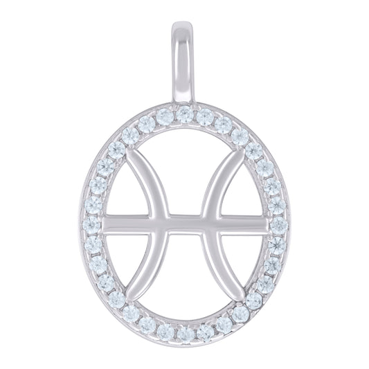 925 Sterling Silver Cz Pendant