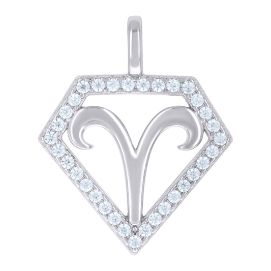 925 Sterling Silver Cz Pendant
