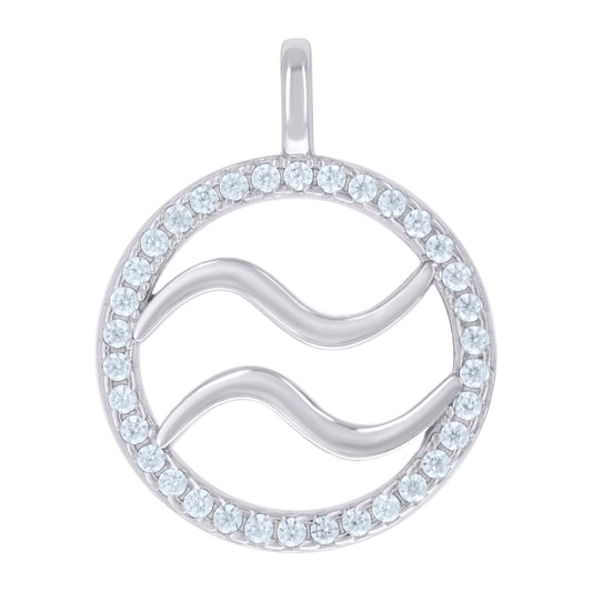 925 Sterling Silver Cz Pendant
