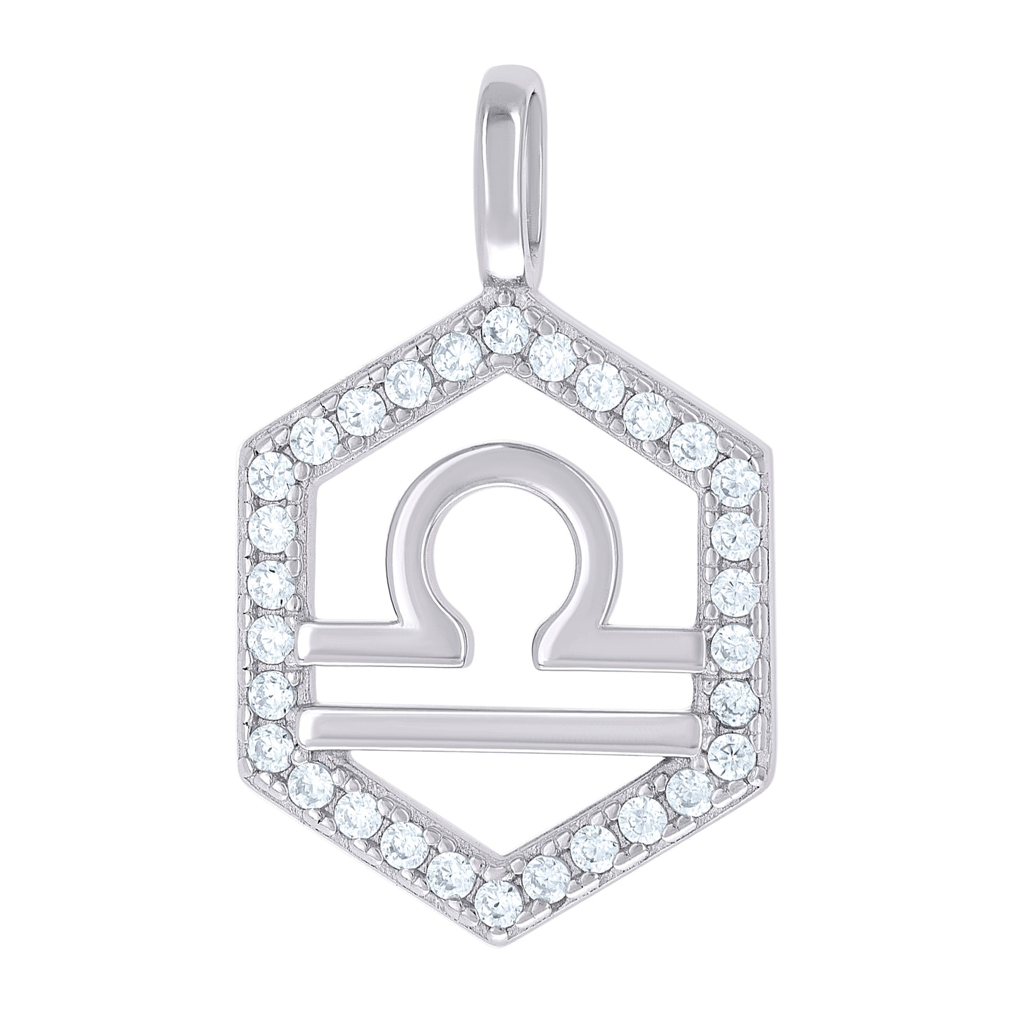 925 Sterling Silver Cz Pendant