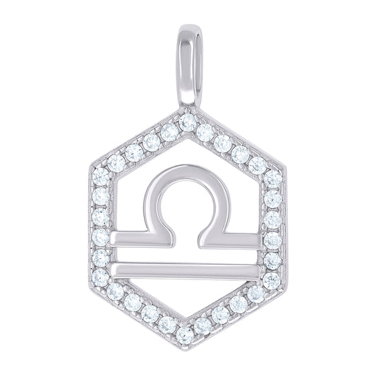925 Sterling Silver Cz Pendant