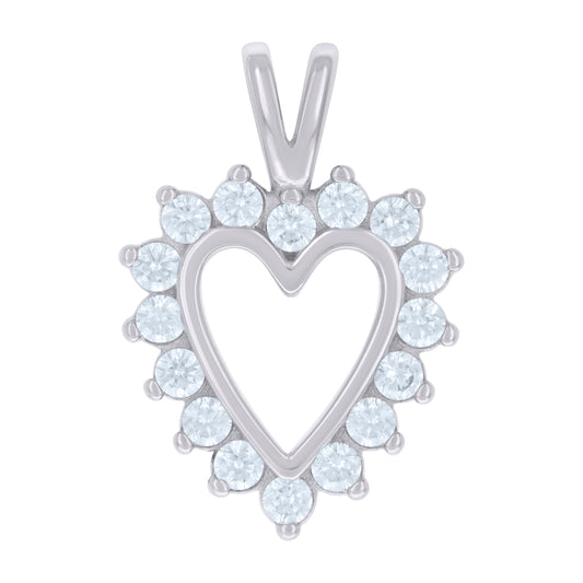 925 Sterling Silver Cz Pendant