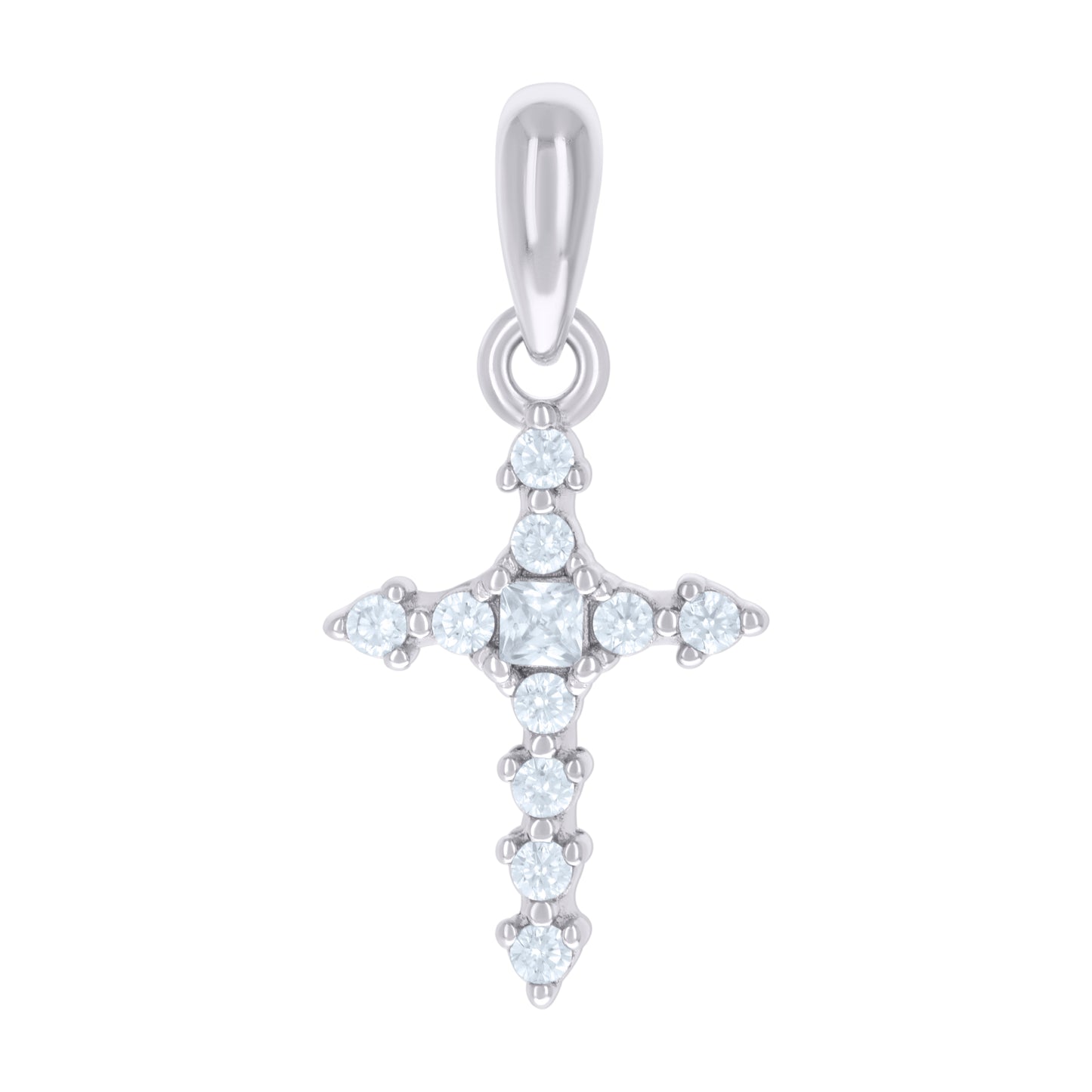925 Sterling Silver Cz Pendant