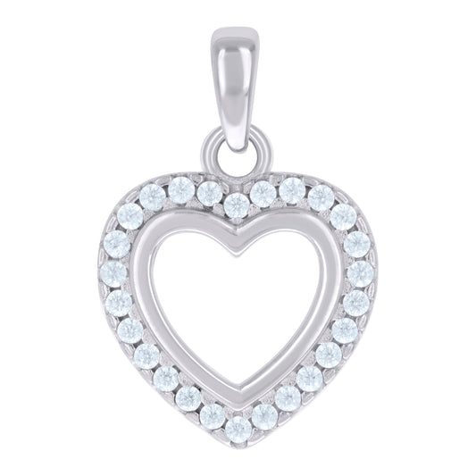925 Sterling Silver Cz Pendant