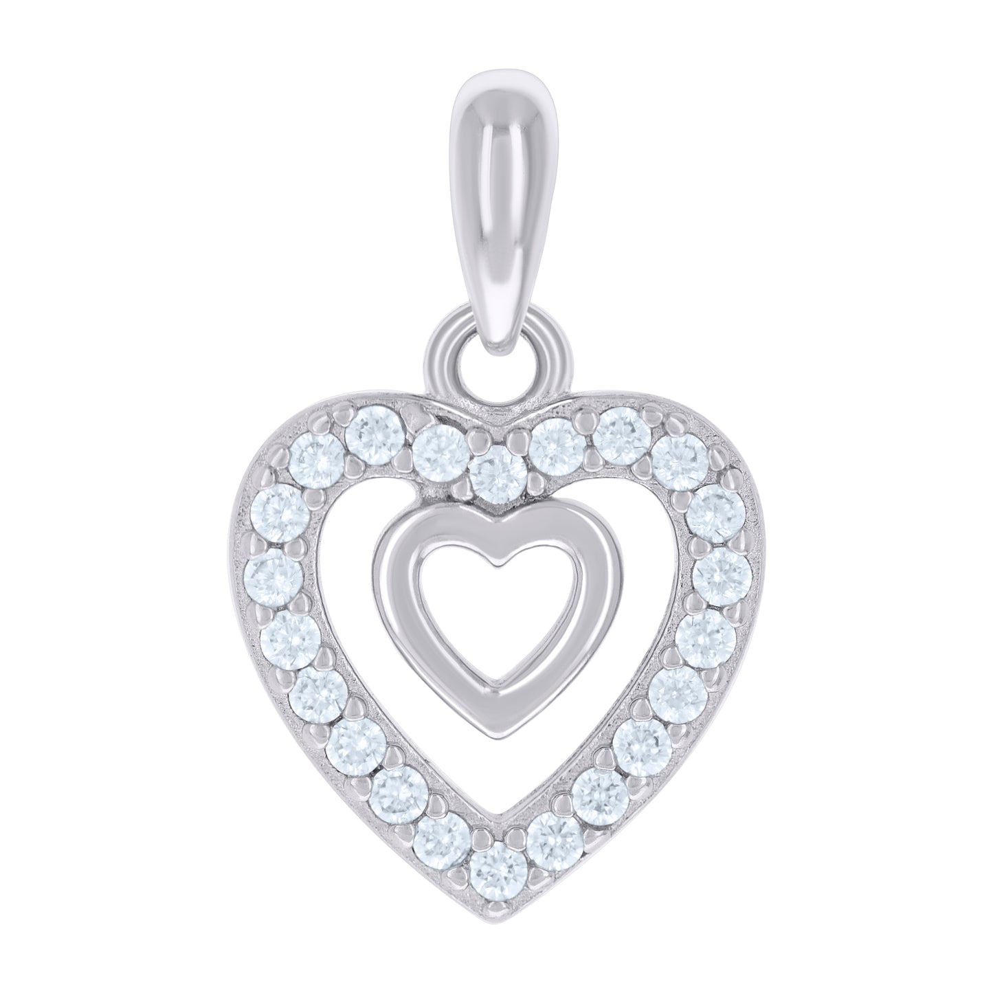 925 Sterling Silver Cz Pendant