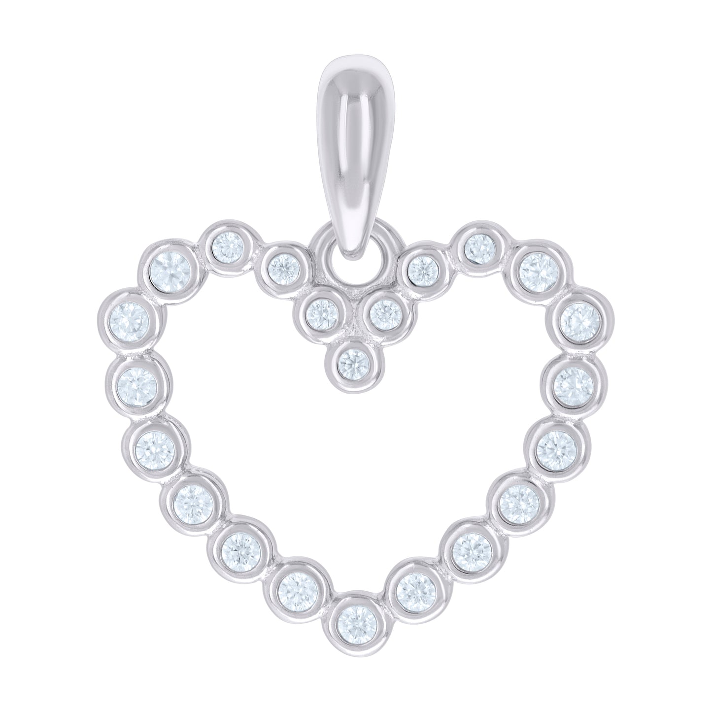 925 Sterling Silver Cz Pendant