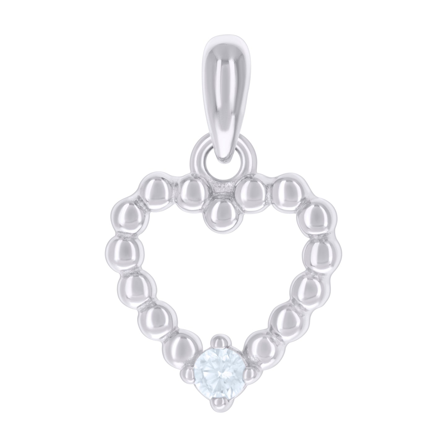 925 Sterling Silver Cz Pendant