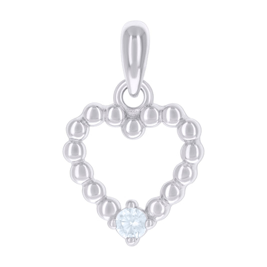925 Sterling Silver Cz Pendant