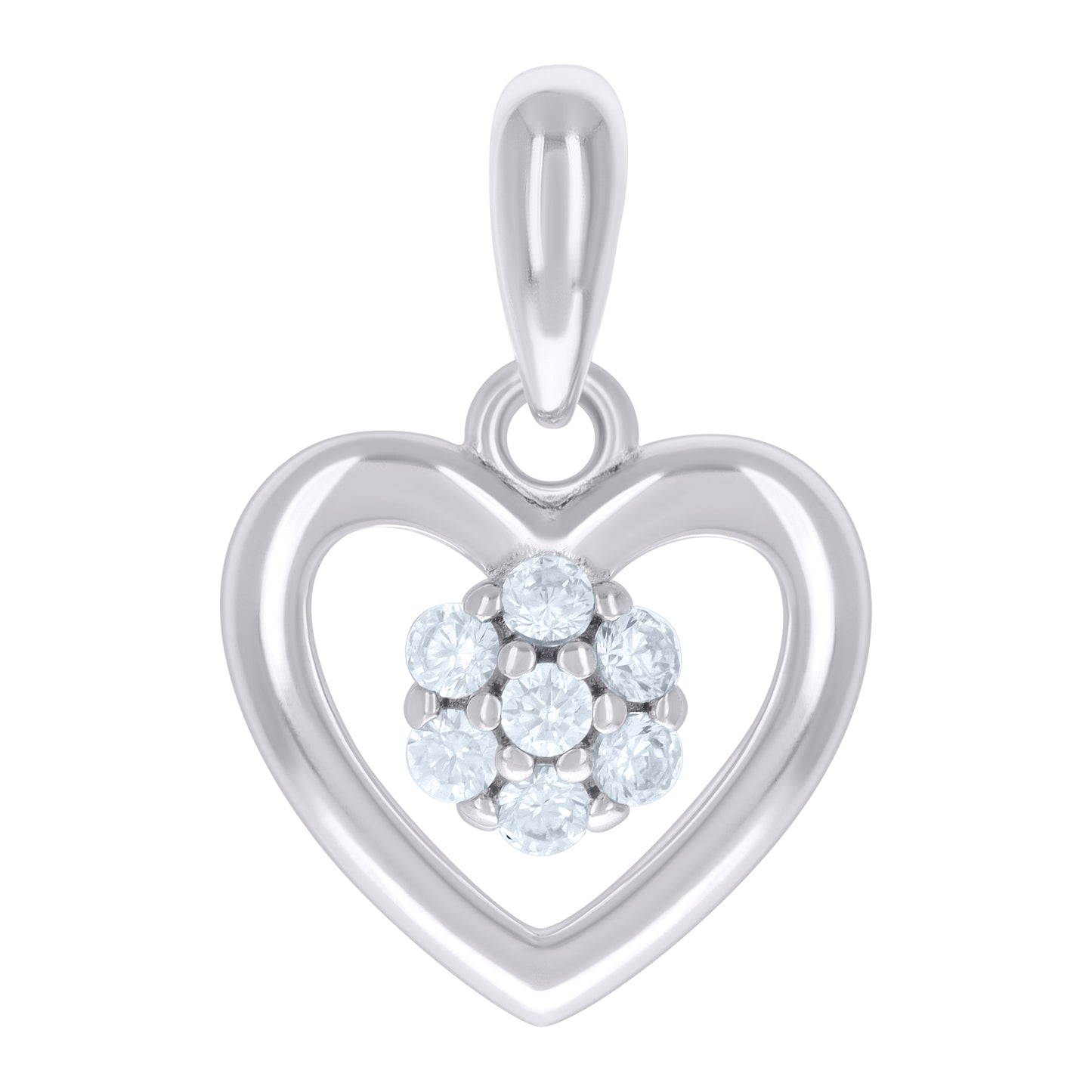 925 Sterling Silver Cz Pendant