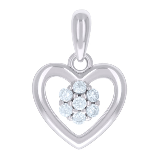 925 Sterling Silver Cz Pendant