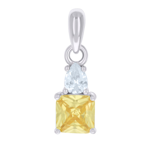 925 Sterling Silver Cz Pendant