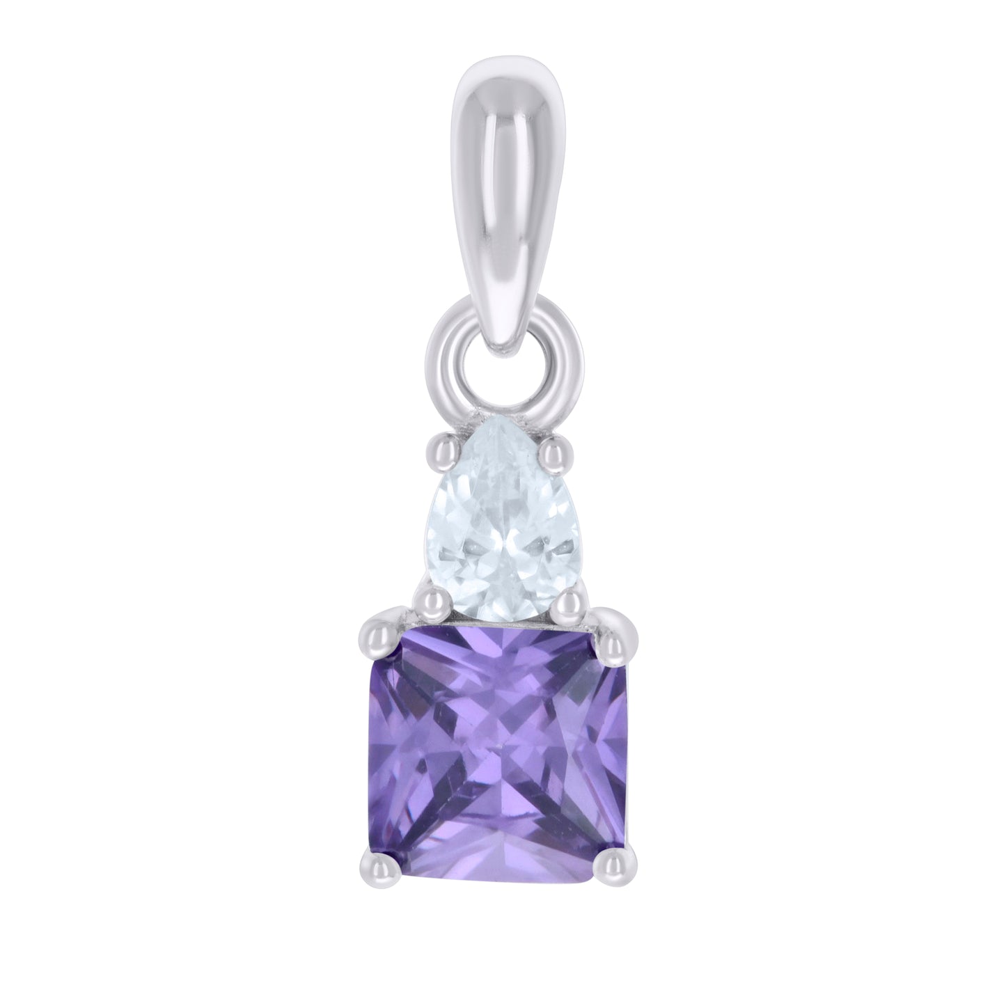 925 Sterling Silver Cz Pendant