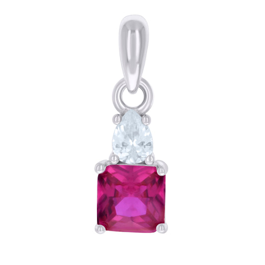 925 Sterling Silver Cz Pendant
