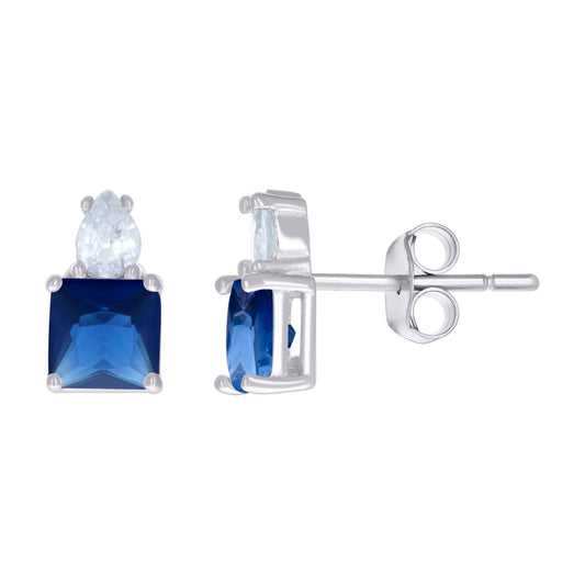 925 Sterling Silver Cz Earrings