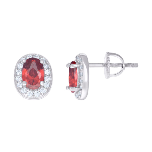925 Sterling Silver Cz Earrings