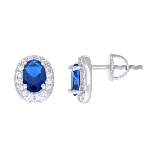 925 Sterling Silver Cz Earrings