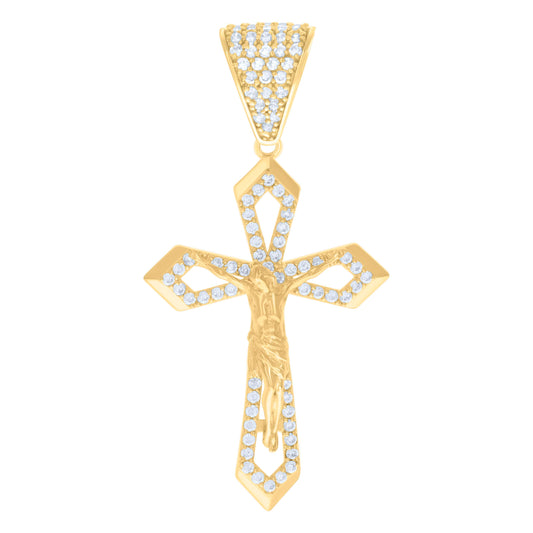 10Kt Gold Cz Pendant