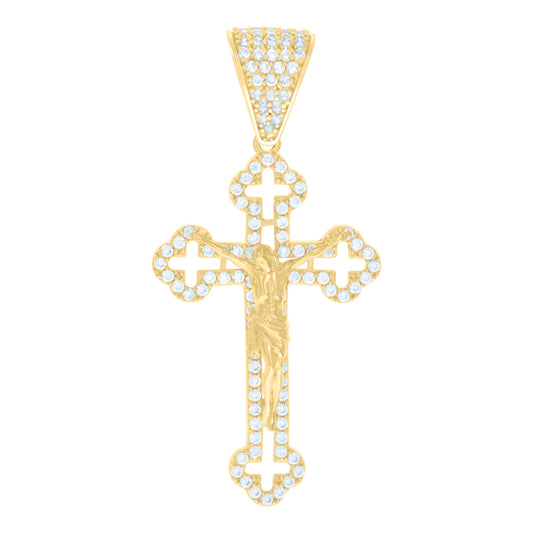10Kt Gold Cz Pendant