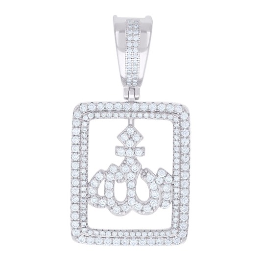 925 Sterling Silver Pendant 1.58Ctw Moissanite