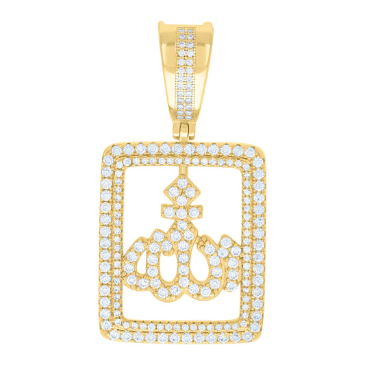 925 Sterling Silver Pendant 1.58Ctw Moissanite