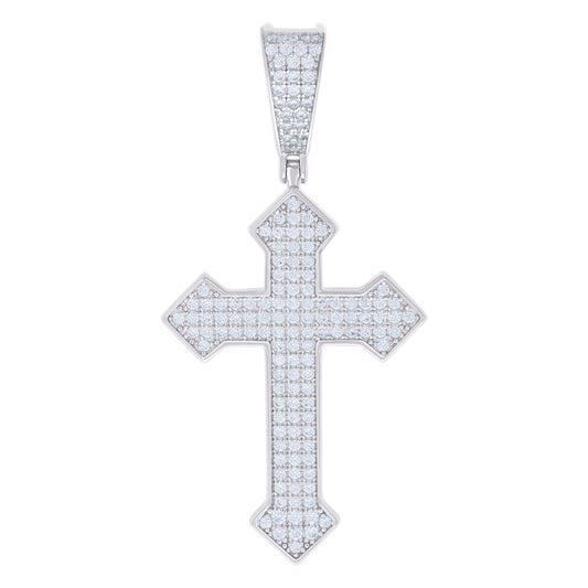 925 Sterling Silver 1.22Ctw Moissanite Pendant