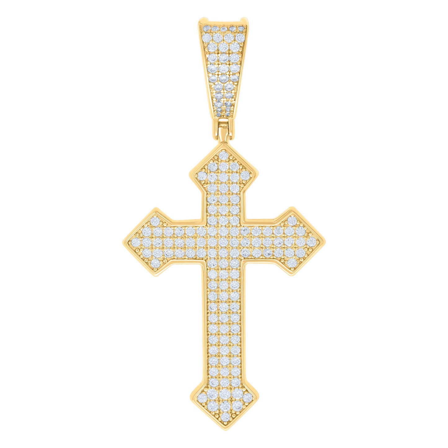 925 Sterling Silver 1.22Ctw Moissanite Pendant