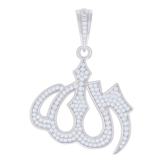 925 Sterling Silver Pendant Moissanite 0.82 Ctw