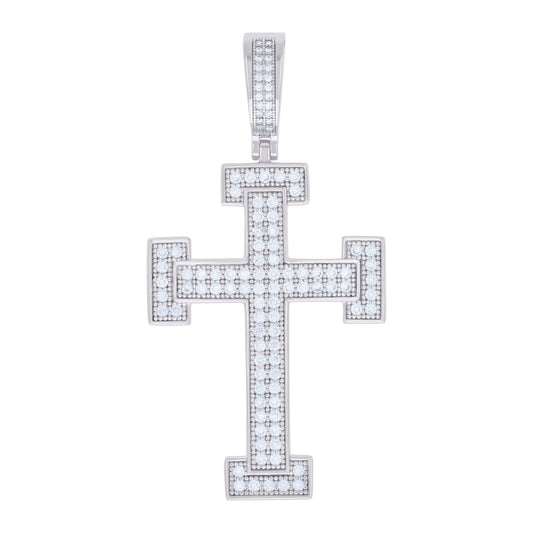 925 Sterling Silver 1.18Ctw Moissanite Pendant