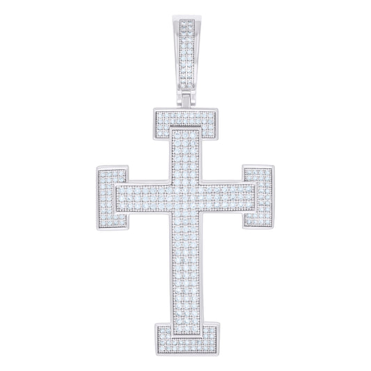925 Sterling Silver 1.56Ctw Moissanite Pendant
