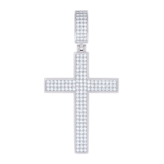 925 Sterling Silver 1.00Ctw Moissanite Pendant
