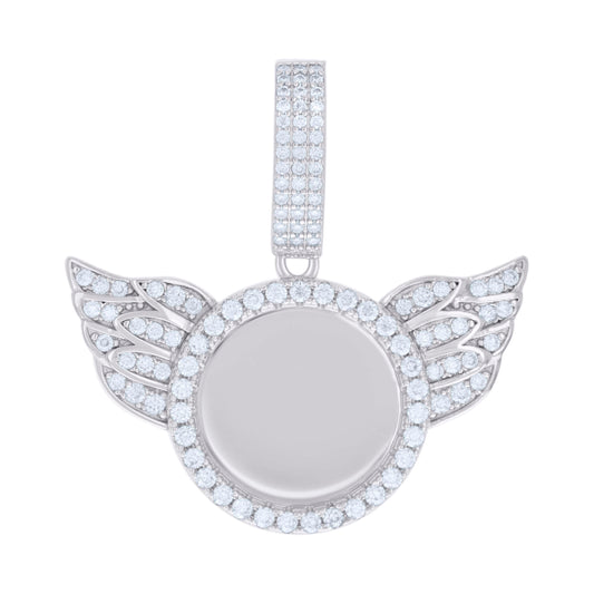 925 Sterling Silver 1.20Ctw Moissanite Pendant