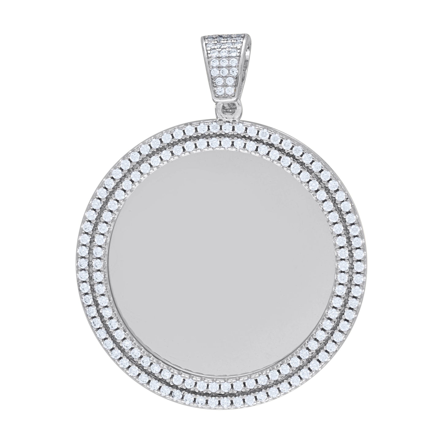 925 Sterling Silver 2.45Ctw Moissanite Pendant