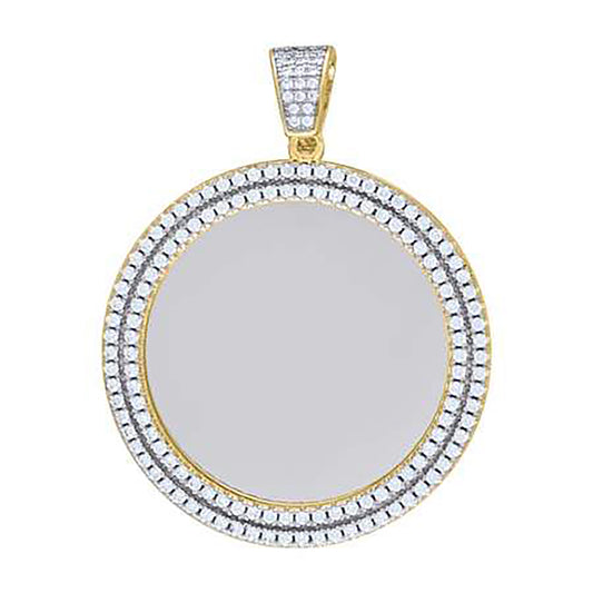 925 Sterling Silver 2.45Ctw Moissanite Pendant