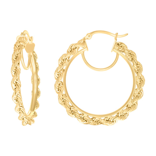 14Kt Gold Fancy Earrings 3mm-31