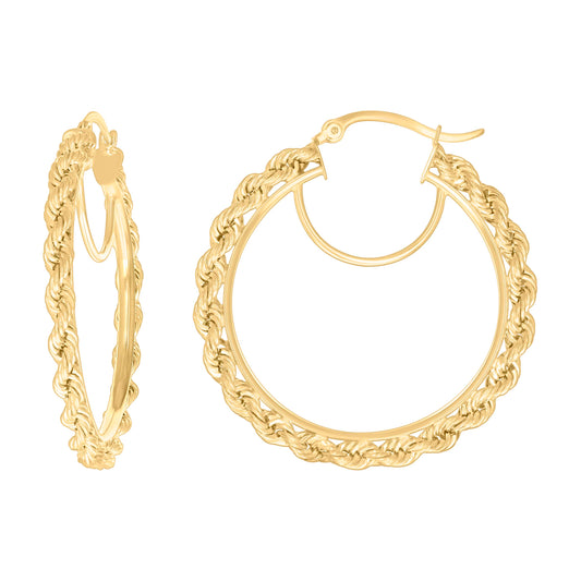 14Kt Gold Fancy Earrings 3mm-38