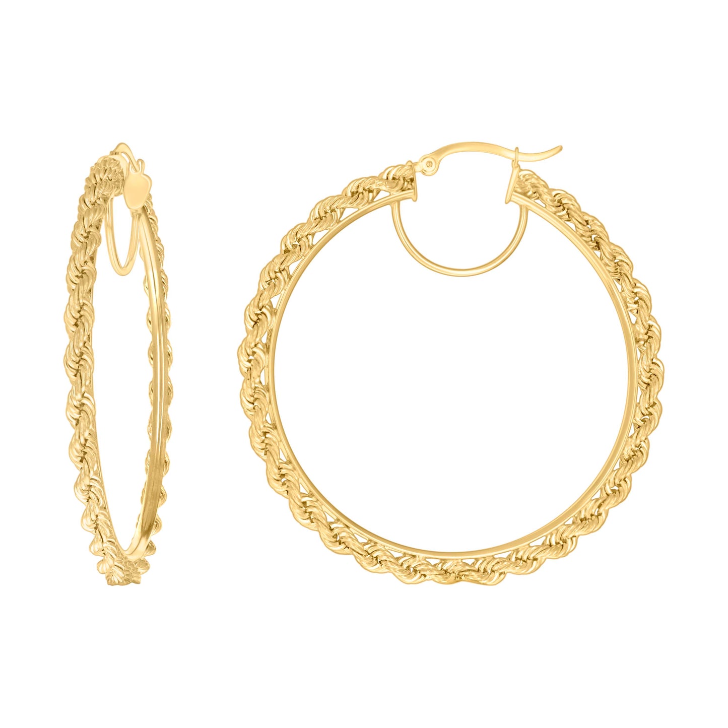14Kt Gold Fancy Earrings 3mm-50