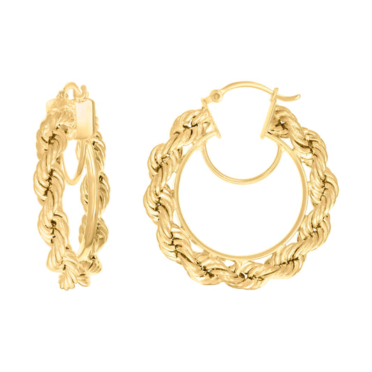 14Kt Gold Fancy Earrings 5mm-31