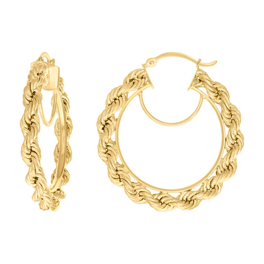 14Kt Gold Fancy Earrings 5mm-38
