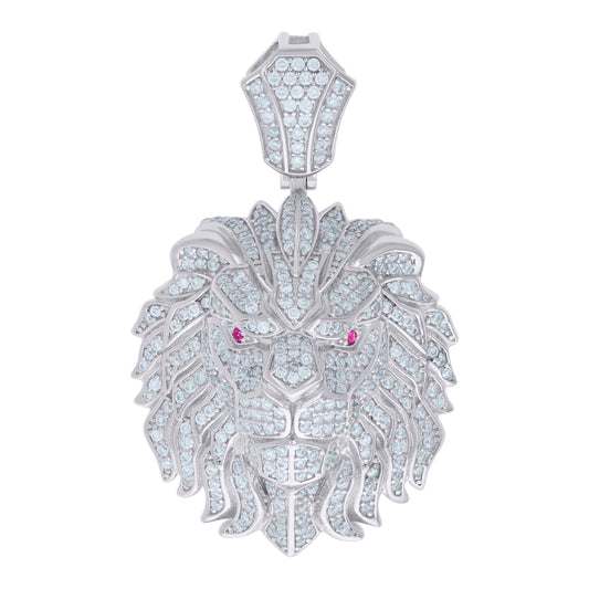 925 Sterling Silver 1.76Ctw Moissanite Pendant