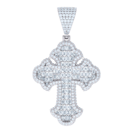 925 Sterling Silver R:3.69Ctw,B:6.79Ctw Moissanite